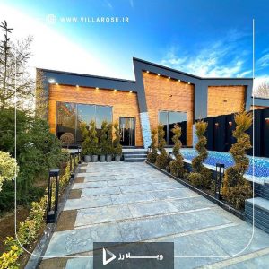 ویلای فلت با طراحی مدرن در آران تهراندشت، ویلا کد 546